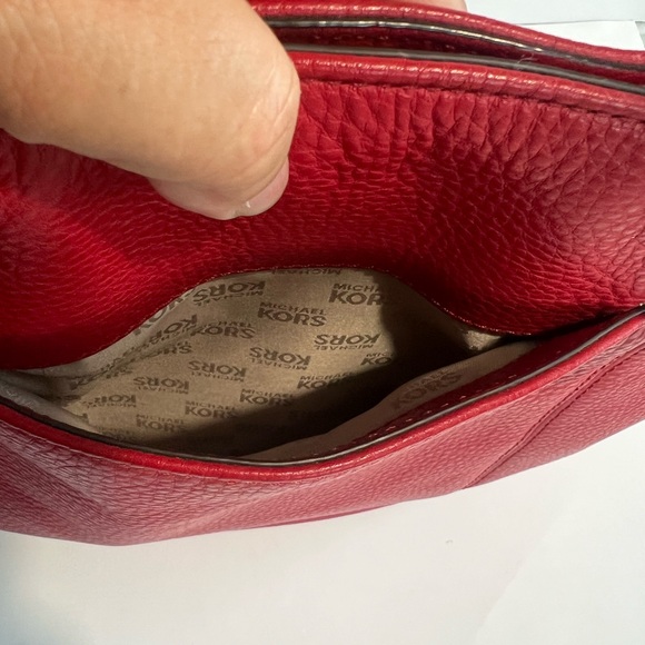 Michael Kors Red Pebble Leather
Tote Bag with Tan Straps - Picture 4 of 12